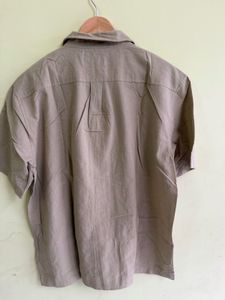 Men's Casual Embroidered Short Sleeve Shirt