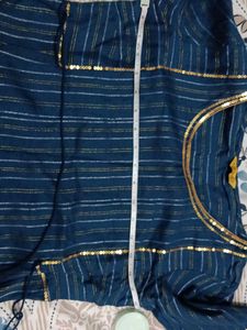 Stylish Blue Striped Kurta