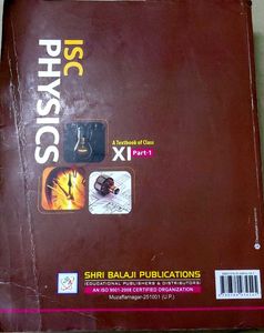 ISC Physics Textbook Class XI Part 1 and 2