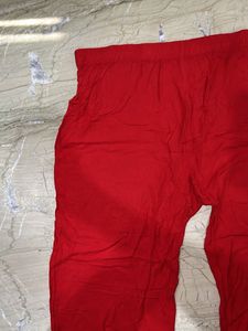Comfortable Red Palazzos
