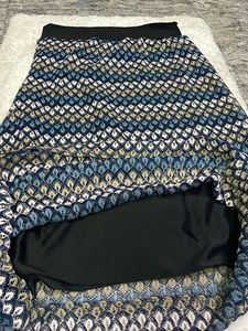 Boho Geometric Print Maxi Skirt