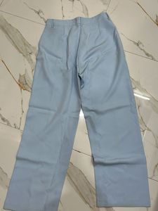 Light Blue Wide Leg Trousers