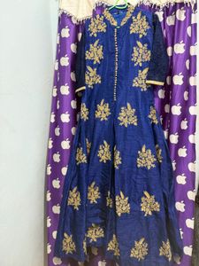 Beautiful Navy blue ethnic gown