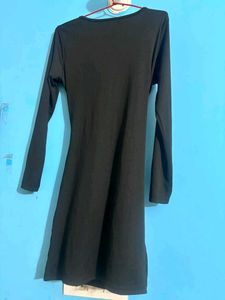 Chic Black Wrap Dress