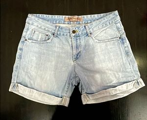 Light Wash Denim Shorts