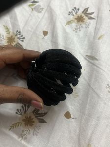 Stylish Black Bird's Nest Hair Clip