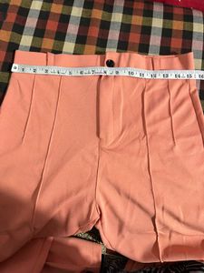 Stylish Pink High-Waisted Trousers