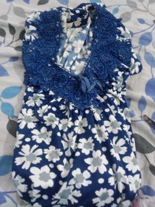 Floral Print Maxi Nightgown