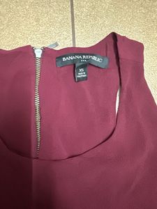 Banana Republic Burgundy Sleeveless Top