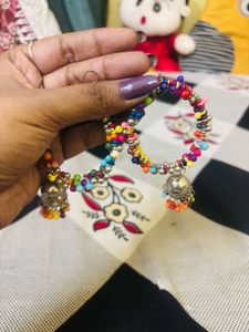 Colourful Jhumka Earrings