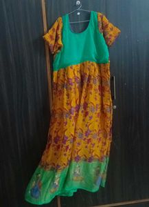 Vibrant Floral Ethnic Gown