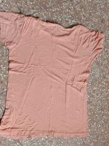 Peach Graphic T-Shirt