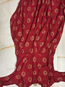 Red Anouk Anarkali
