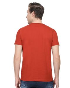 💥Men's Premium Solid Cotton Brick Red T-shirt