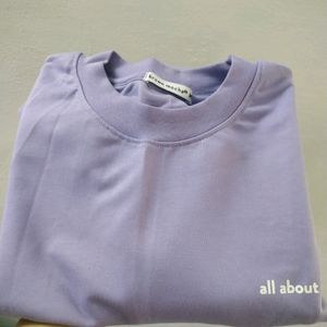 Oversized Lavender T-shirt Unisex