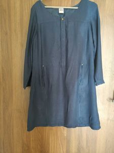 Navy Blue Casual Dress