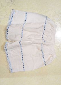 White Cotton Night Suit