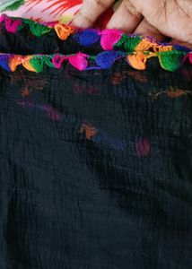 4 Dupattas With One Multi Colour Lace