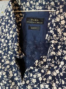 Zara Floral Print Shirt