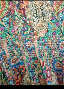 Boho Paisley Print Maxi Dress