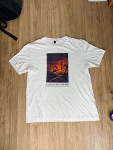 Graphic Print White T-Shirt
