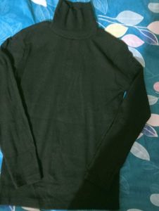 Classic Black Turtleneck Top