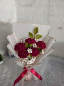 Crocheted Big🌹 Rose Bouquet