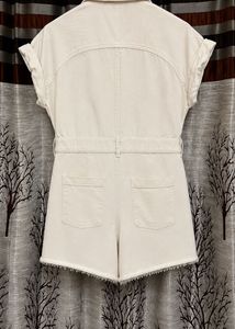 ZARA Denim Playsuit
