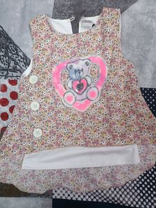 Kid's girls Flower Printed Top For 5 To 6 Years O