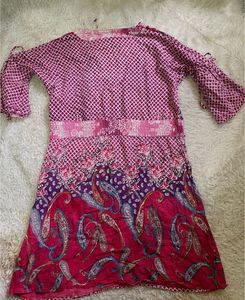 Boho Paisley Print Mini Dress