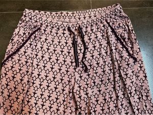 Pink Printed Pajama Pants