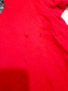 Red Mickey Mouse Sequin T-Shirt