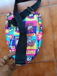 Cute Cartoon Print Sling Bag