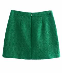 Green Mini Skirt