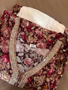 Bohemian Floral kurti with leggings