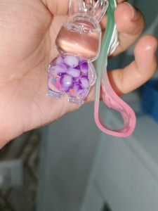Cute Bunny &amp; Bubble Keychain