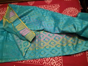 Beautiful Teal Saree