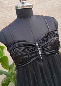 Elegant Black Tulle Dress