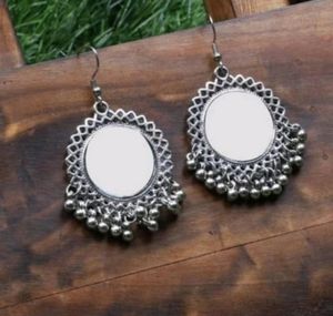 Beads Alloy Chandbali Hoop Earrings Jhumka Pack 4