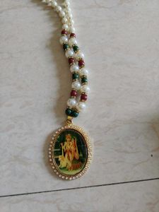 Radha Krishna Pendant Mala
