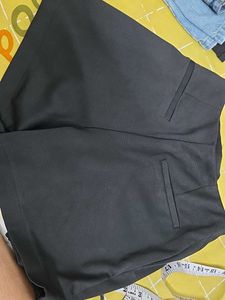 black mini skort