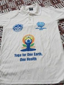 White Yoga T-Shirt