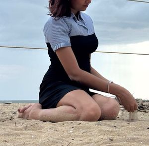 Striped Shirt Dress