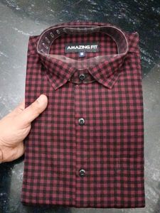 AMAZING FIT Premium Cotton Checkered Casual Shirt
