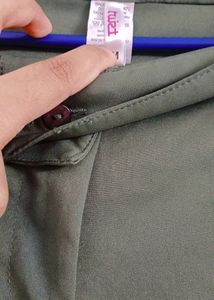 Pants For women Trousers Solid pattern