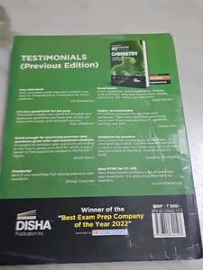 Disha 45 Years’ JEE Chemistry Chapterwise &amp; Topicw