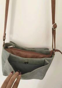 Stylish green Crossbody Bag