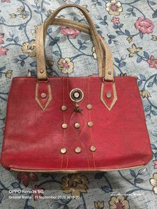 Stylish Red Handbag