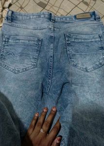 Acid Wash Denim Jeans