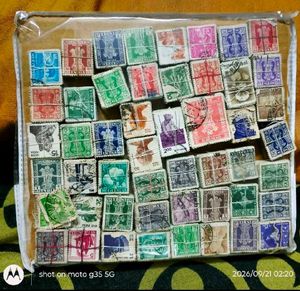 5000 Vintage Indian Postage Stamps